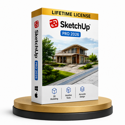 SketchUp Pro 2026 | 3D Modeling & Design Software | Windows & macOS | Digital Download